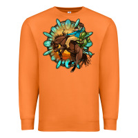 Carrot gemstone cowboy Premium Sweatshirt - OliviaCreatesArt