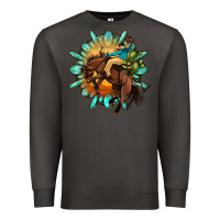 Smoke gemstone cowboy Premium Sweatshirt - OliviaCreatesArt