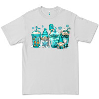 Dove Grey winter christmas gnomes coffee cups Premium Tee - Jasminsmagicworld