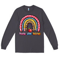 Smoke teach love inspire rainbow Long Sleeve Tee - Artiststas