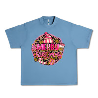 Pebble Blue pink merry christmas Urban Heavy Tee - MaliasSmallBusiness