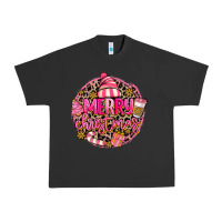 Pigment Black pink merry christmas Urban Heavy Tee - MaliasSmallBusiness