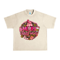 Sandshell pink merry christmas Urban Heavy Tee - MaliasSmallBusiness