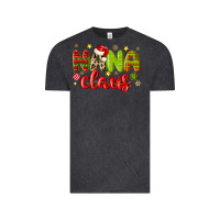 Vintage Black nana claus Vintage Tee - MaliasSmallBusiness
