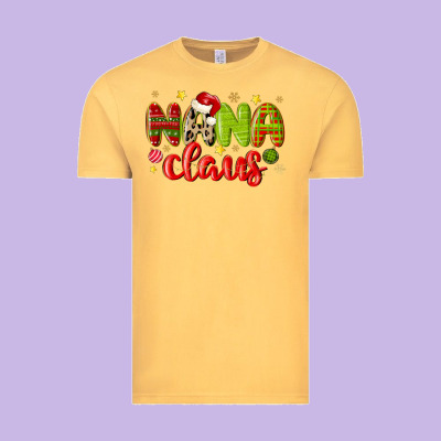 Nana Claus Vintage Tee Designed By Maliassmallbusiness