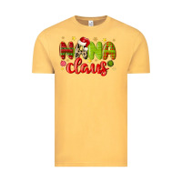 Vintage Mustard nana claus Vintage Tee - MaliasSmallBusiness