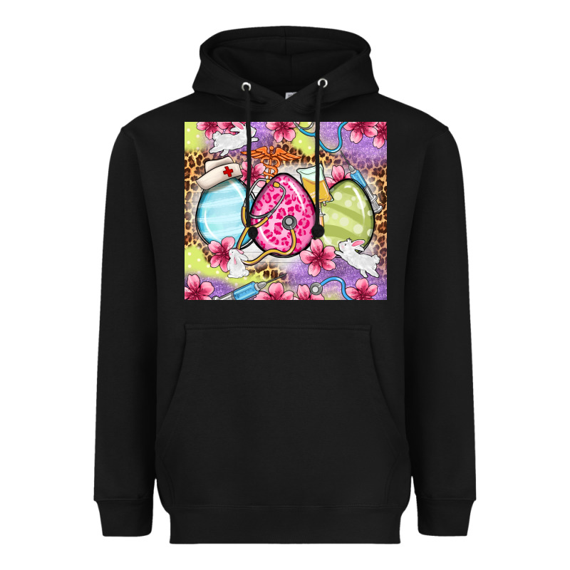 Easter Eggs Nurse Heavyweight Hoodie by OliviaCreatesArt | Teevron