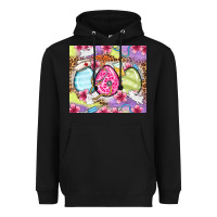 Black Easter eggs Nurse Heavyweight Hoodie - OliviaCreatesArt