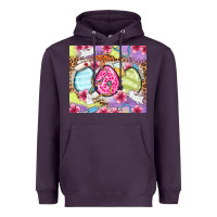 Plum Easter eggs Nurse Heavyweight Hoodie - OliviaCreatesArt
