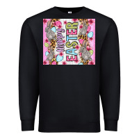 Black Happy Easter bunnies eggs 20oz skinny tumbler Premium Sweatshirt - OliviaCreatesArt