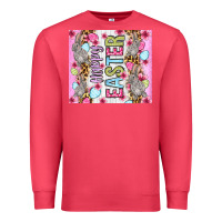 Cardinal Happy Easter bunnies eggs 20oz skinny tumbler Premium Sweatshirt - OliviaCreatesArt