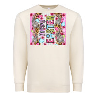 Sandshell Happy Easter bunnies eggs 20oz skinny tumbler Premium Sweatshirt - OliviaCreatesArt