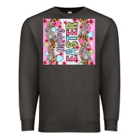 Smoke Happy Easter bunnies eggs 20oz skinny tumbler Premium Sweatshirt - OliviaCreatesArt