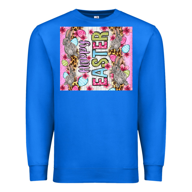 Happy Easter Bunnies Eggs 20oz Skinny Tumbler Premium Sweatshirt by OliviaCreatesArt | Teevron