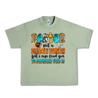 Oil Green Pastor not a miracle worker Urban Heavy Tee - MaliasSmallBusiness