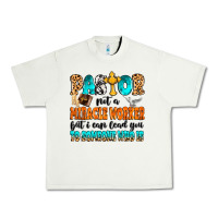 Pistachio Pastor not a miracle worker Urban Heavy Tee - MaliasSmallBusiness