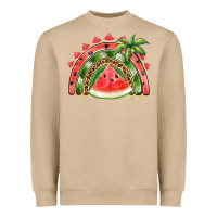 Mushroom watermelon slice  rainbow Heavyweight Sweatshirt - BarkalooDesign