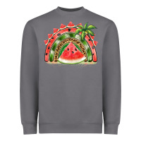 Storm watermelon slice  rainbow Heavyweight Sweatshirt - BarkalooDesign