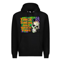Black thick thighs and witch vibes Premium Hoodie - JahusDesignShop