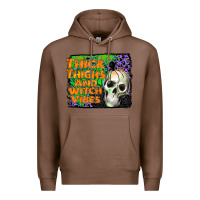 Chestnut thick thighs and witch vibes Premium Hoodie - JahusDesignShop