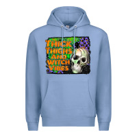 Colony Blue thick thighs and witch vibes Premium Hoodie - JahusDesignShop