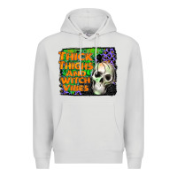 Dove Grey thick thighs and witch vibes Premium Hoodie - JahusDesignShop