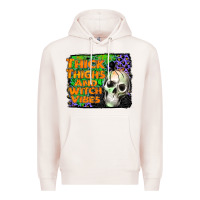 Pale Pink thick thighs and witch vibes Premium Hoodie - JahusDesignShop