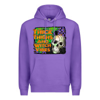 Purple thick thighs and witch vibes Premium Hoodie - JahusDesignShop