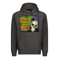 Smoke thick thighs and witch vibes Premium Hoodie - JahusDesignShop