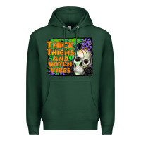 Sports Green thick thighs and witch vibes Premium Hoodie - JahusDesignShop