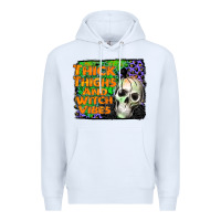 White thick thighs and witch vibes Premium Hoodie - JahusDesignShop