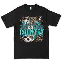 Black born  raised country Premium Tee - NancyCooperArtShop