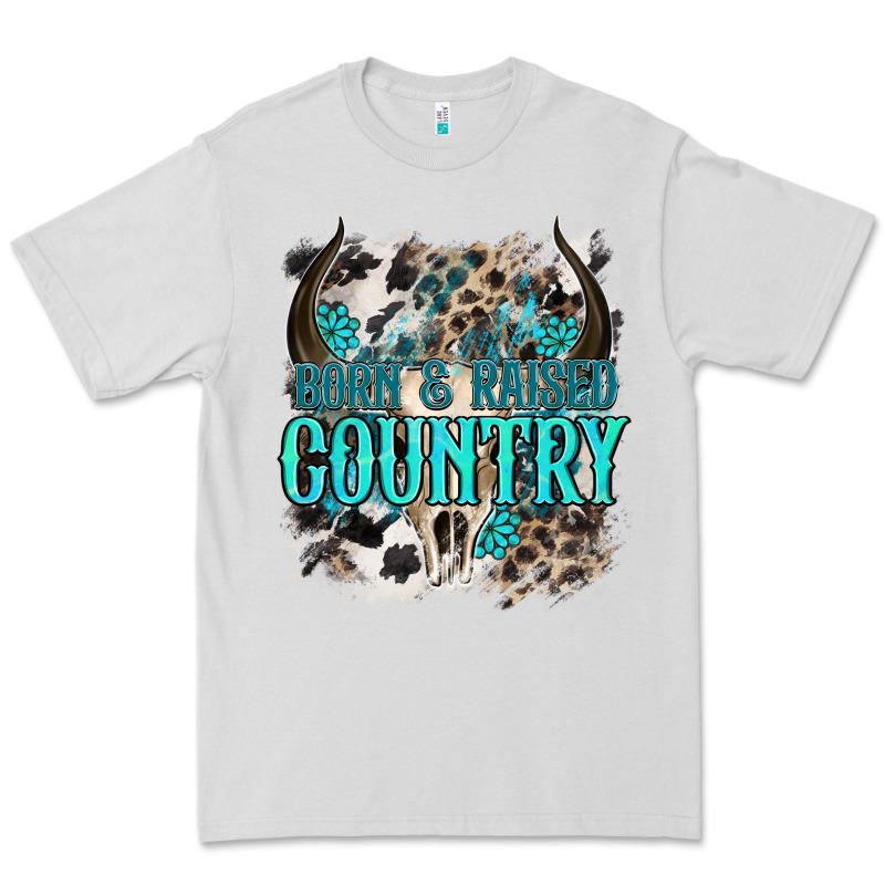 Born  Raised Country Premium Tee by NancyCooperArtShop | Teevron