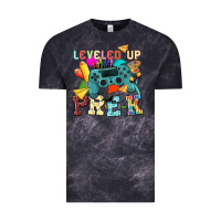 Cloud Black leveled up pre k Vintage Tee - NancyCooperArtShop