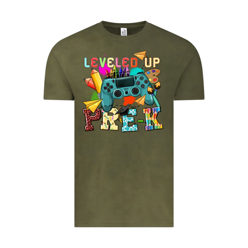 Leveled Up Pre K Vintage Tee by NancyCooperArtShop | Teevron