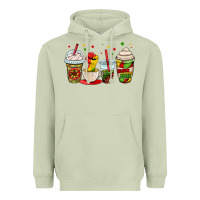 Matcha juneteenth bhm coffee cups Heavyweight Hoodie - OliviaCreatesArt