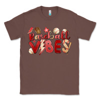 Chestnut baseball vibes Classic Tee - MaliasSmallBusiness