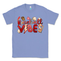 Colony Blue baseball vibes Classic Tee - MaliasSmallBusiness