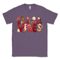 Lavender baseball vibes Classic Tee - MaliasSmallBusiness