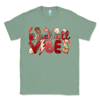 Sage baseball vibes Classic Tee - MaliasSmallBusiness