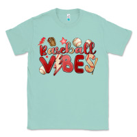 Seafoam baseball vibes Classic Tee - MaliasSmallBusiness