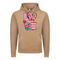 Vintage Coffee love valentines day Vintage Hoodie - NancyCooperArtShop