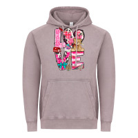 Vintage Zinc love valentines day Vintage Hoodie - NancyCooperArtShop