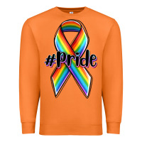 Carrot pride lgbtq awareness ribbon Premium Sweatshirt - OliviaCreatesArt