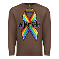 Chestnut pride lgbtq awareness ribbon Premium Sweatshirt - OliviaCreatesArt