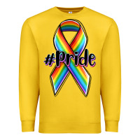 Lemon pride lgbtq awareness ribbon Premium Sweatshirt - OliviaCreatesArt