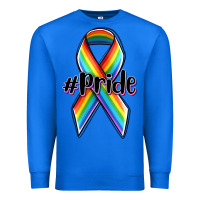 True Royal pride lgbtq awareness ribbon Premium Sweatshirt - OliviaCreatesArt