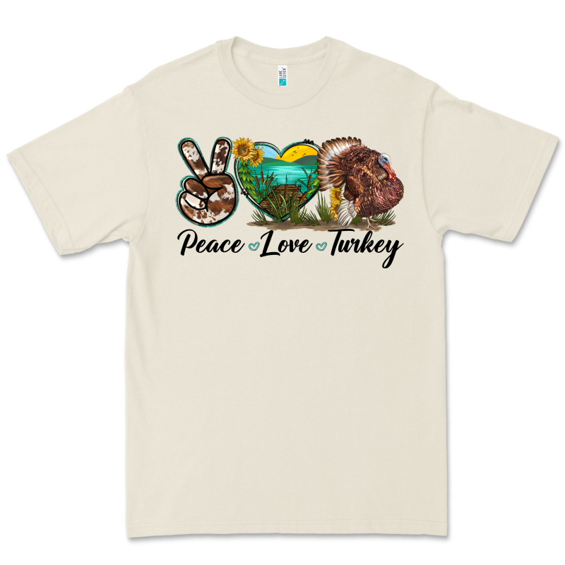 Peace Love Turkey Premium Tee by LillyAllenDesigns | Teevron