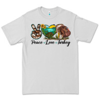 Dove Grey peace love turkey Premium Tee - LillyAllenDesigns