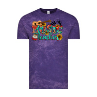 Cloud Purple music teacher Vintage Tee - NancyCooperArtShop